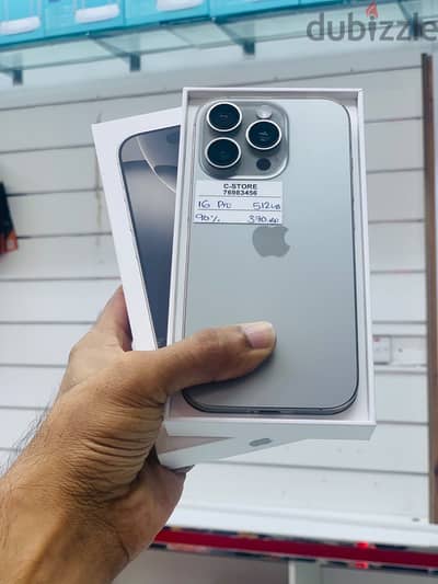 Apple - iPhone 16 Pro -512 GB - Awesome phone -90% BH ايفون