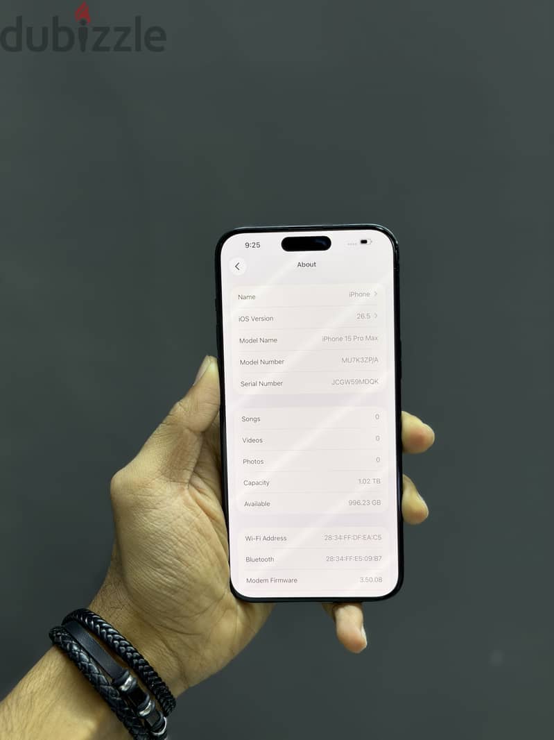 iPhone 15 Pro Max 1TB battery 95% amazing condition best price also 2