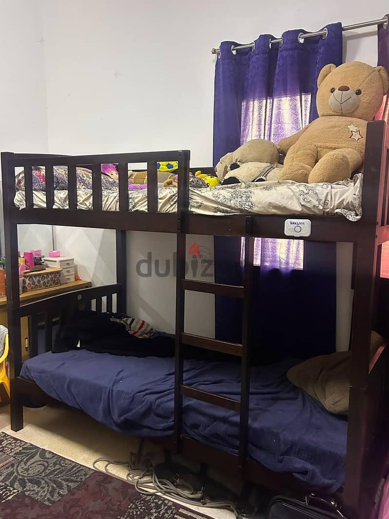 used children bunker with mattress 1