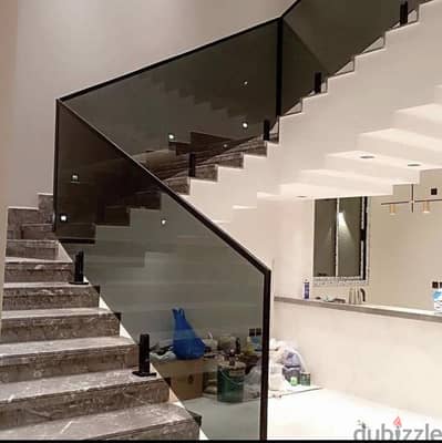 Glass Hand Railings