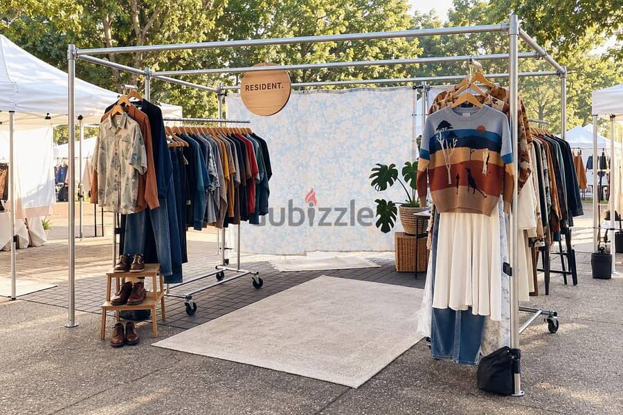 Clothing Stall Setup for Exhibition/ Retail events & Markets 1