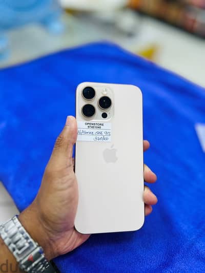 Apple - iPhone 16 Pro Max -256 GB - Fine condition, 91% Battery ايفون
