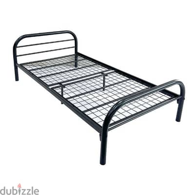 single bed with mattress