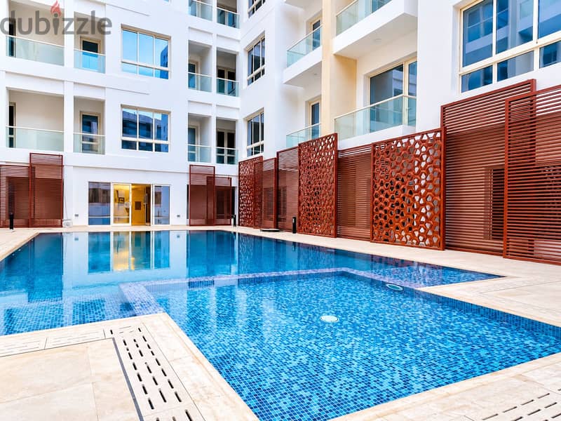 Luxury 2 Bedroom Semi-Furnished Apartment for Rent Muscat Hills 4