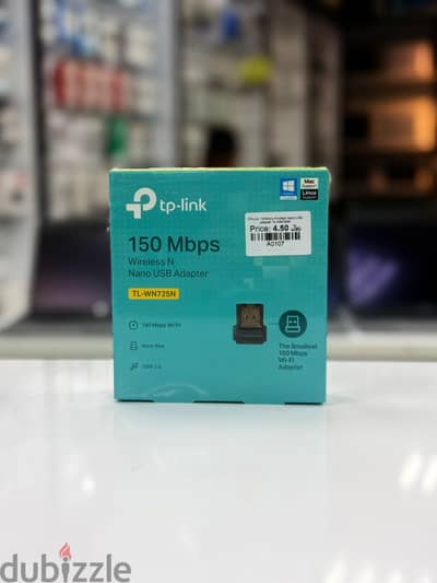 Brand New TP-Link Nano USB Wi-Fi Adapter in Oman | Fast Speed