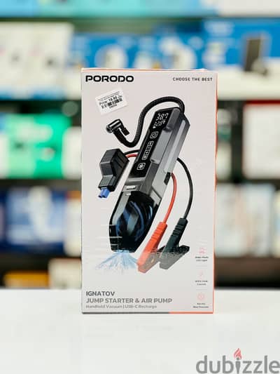 Brand New Porodo Jump Starter in Oman | Air Pump | Call: 94333521