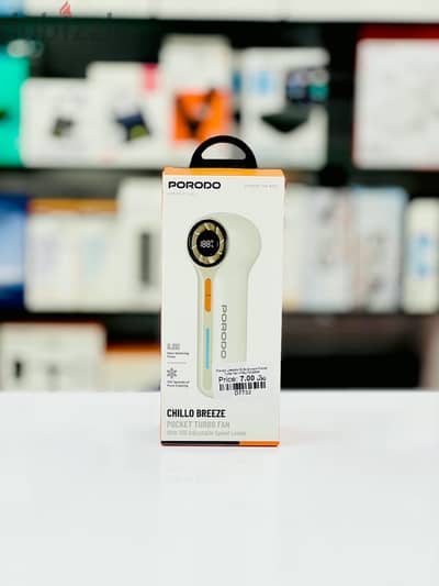 Brand New Porodo Chillo Breeze Fan in Oman | 3000mAh battery | Call: 94333521