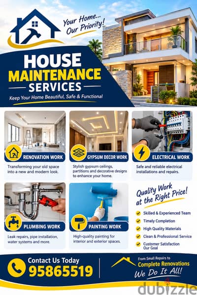 Professional House Maintenance and Renovation Services