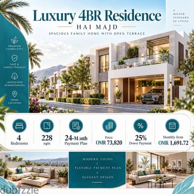 Luxury 4BR Property with Spacious Terrace | Hai Majd | 24-Month Payment Plan