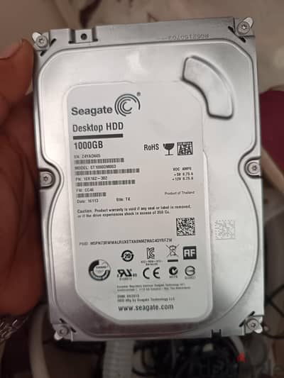 hard disk 1TB Full fresh condition