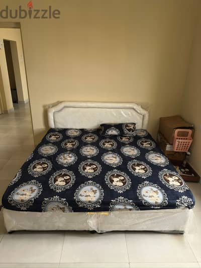 Double Bed with Mattress – Like New, Only 1 Month Old