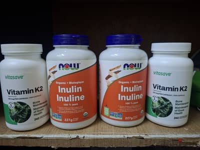 Inulin powder and vitamin k2