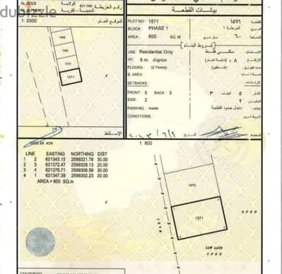 ارض للبيع من المالك الجفنين الاولى مسقط