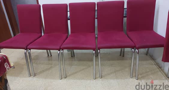 6 seater Dining table with chairs,