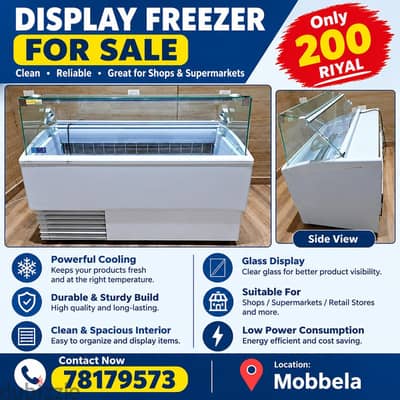 display freezer
