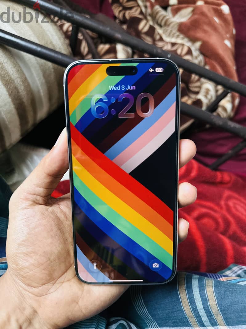 iPhone 16 Pro Max- Arabic -90% Batery- Not open waterproof 6