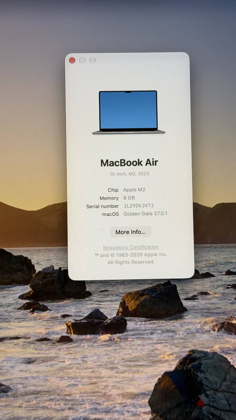 MacBook Air 15 inch M2 512GB 2