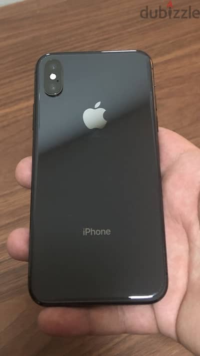 IPhone X black color not used brand new 76% battery
