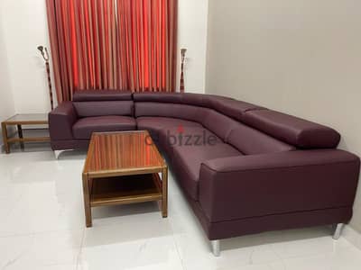 L shaped Sofa Sectional For Sale أريكة زاوية جلدية على شكل حرف  L