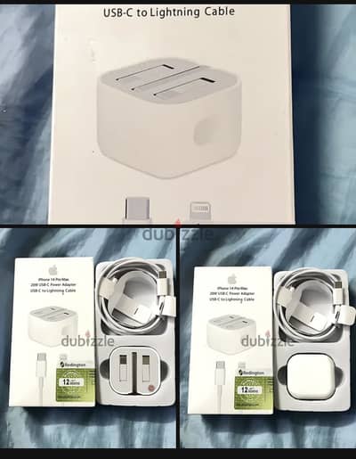 IPhone 14 Pro Max 20W USB-C Power Adapter USB-C to Lightning Cable