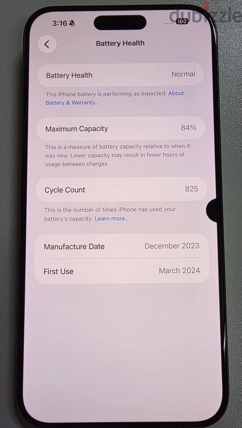 Apple - iPhone 15 Pro Max 256 arabic 2