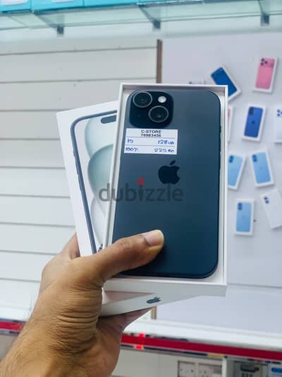Apple - iPhone 15 -128 GB - Good working with box ايفون