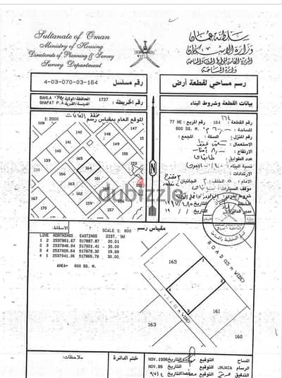 For Sale | Residential Land in Al Ghafat, Bahla