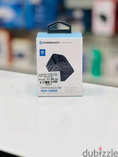 Brand New Powerology Multi-Port Travel Charger in Oman | Rapid charging | Call: 94777095