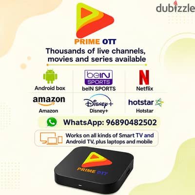 TV subscription all channel working - prime ott pro