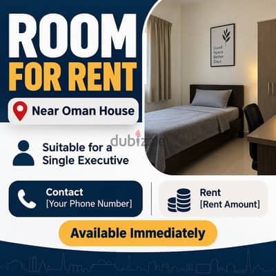 ROOM FOR RENT FOR EXECUTIVE BACHELOR