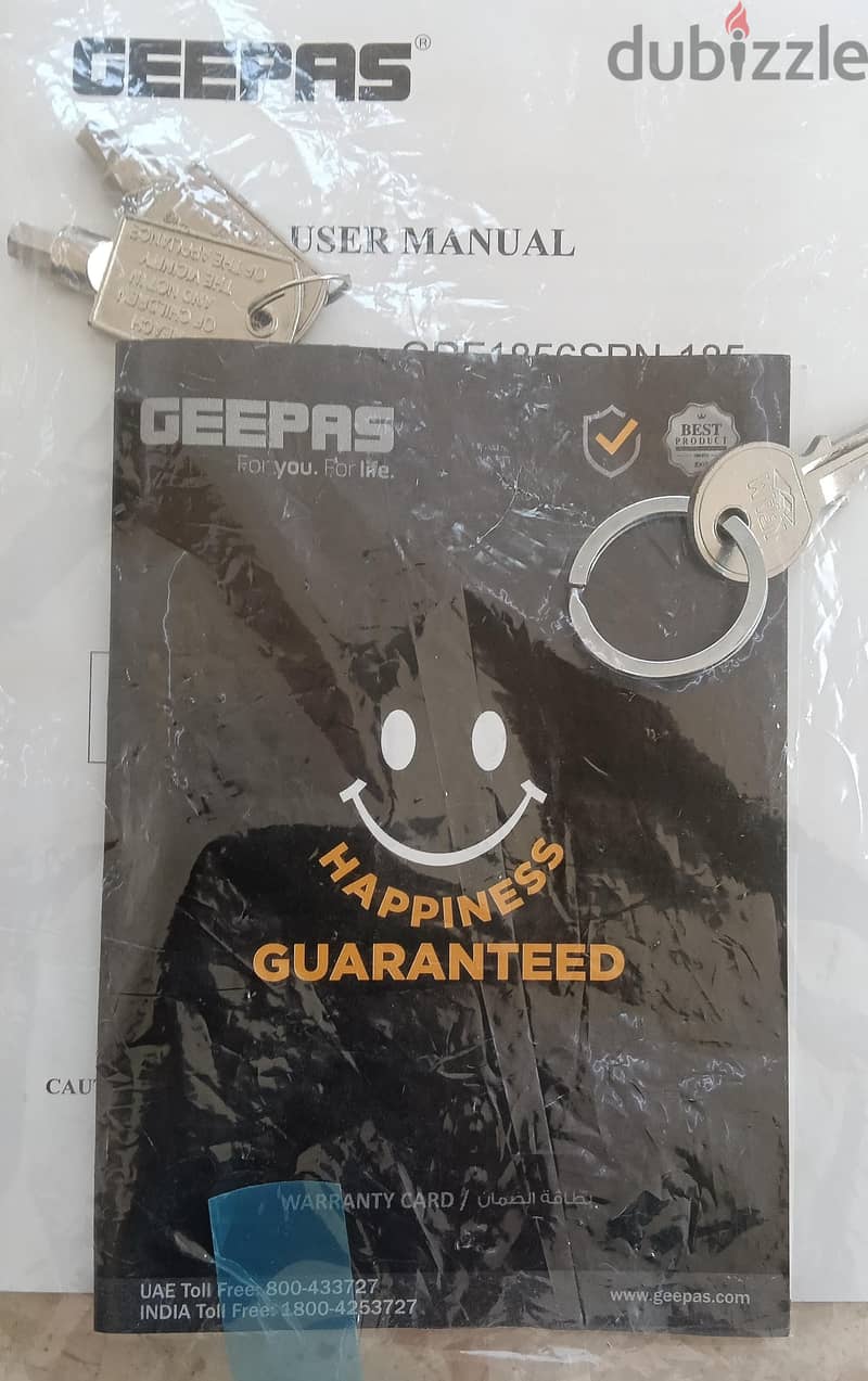 Refrigerator Geepas 138 ltr 3 months old 5