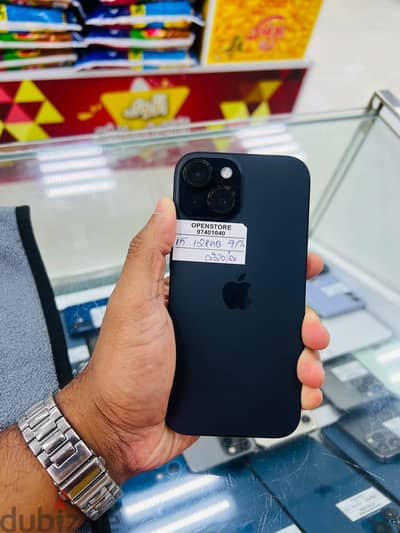 Apple - iPhone 15 -128 GB - Perfect working device ايفون