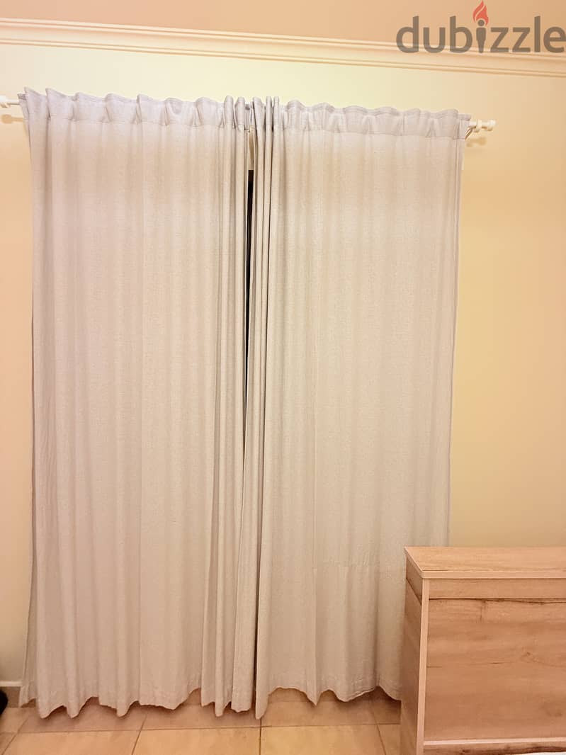 IKEA Curtains and Curtain rod 2