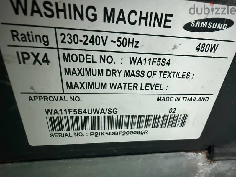 WASHING MACHINE IN GOOD CONDITION 3