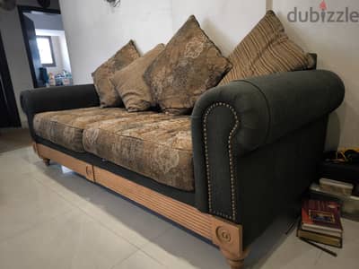 Elegant 2-Piece Sofa Set (3-Seater + 2-Seater Loveseat) - good condition