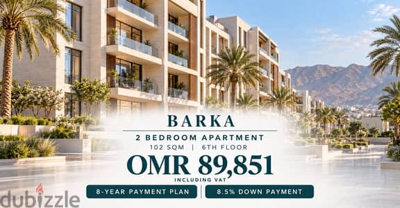 2BR Apartment in Barka | 8-Year Payment Plan