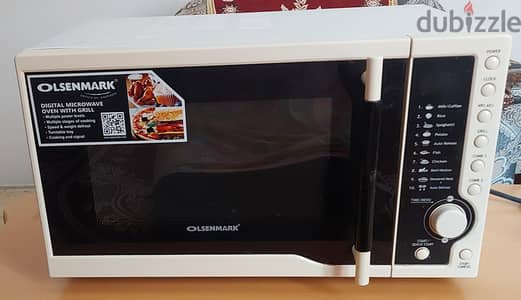Olsenmark microwave oven with grill