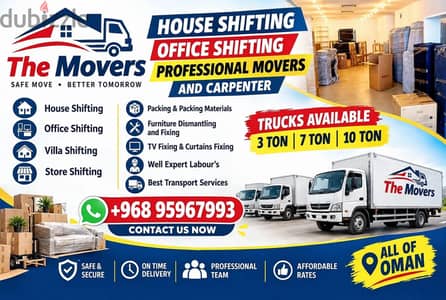 House shiffting villa flat Shiffting Service Carpenter labour
