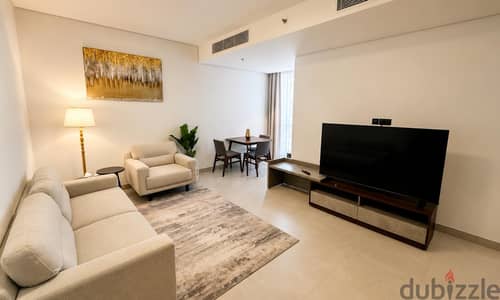 Apartment for rent in muscat hills / شقة مفروشة للايجار في مسقط هيلز
