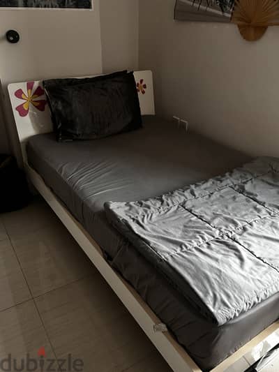 Bed from home center used without mattress