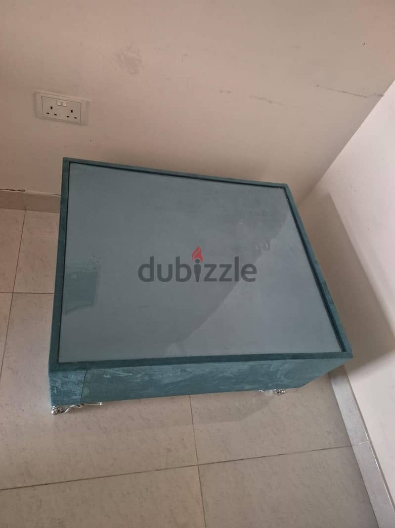 One year old Sofa set and cot for sale 2
