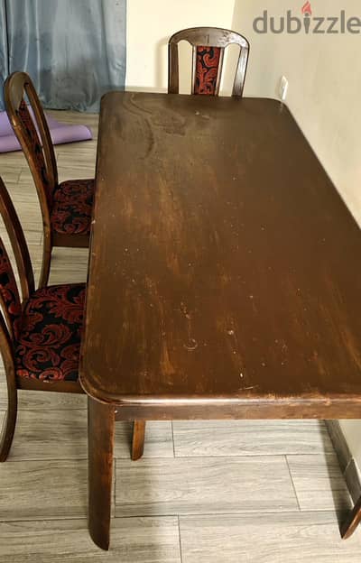 Dining table wooden