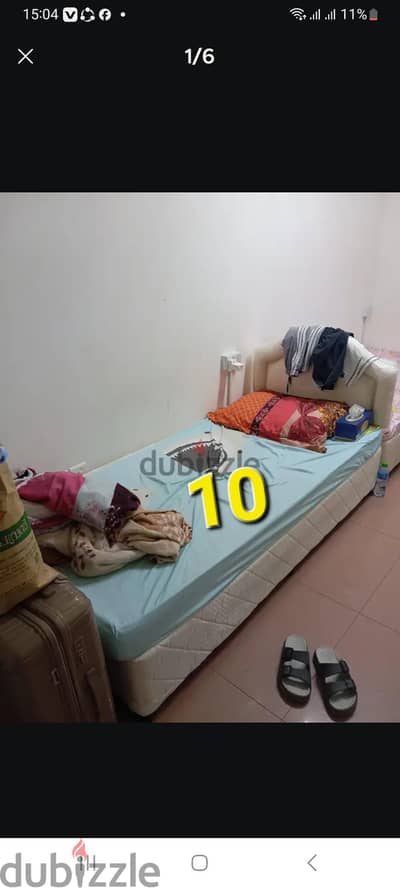 Bed with mattress for sale