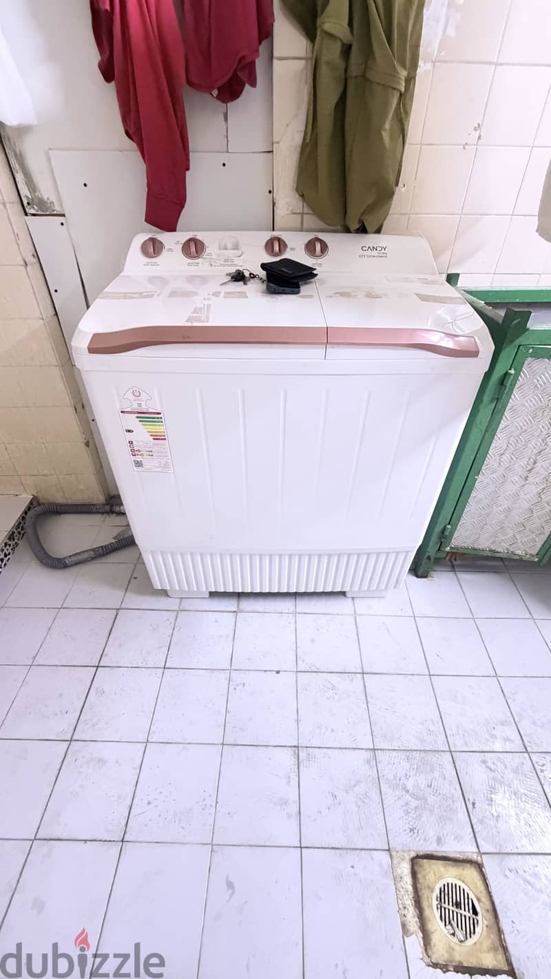 Candy washing machine, 12 KG, neat and clean only one month use 1