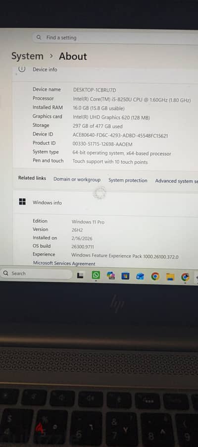 HP Elitebook G5 830 Touch screen