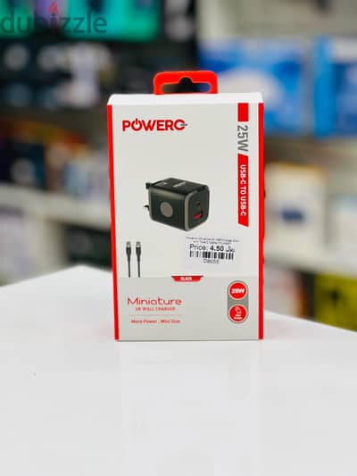 Brand New Powerology 25W Wall Charger in Oman | Fast Charging