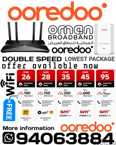 ooredoo internet connection