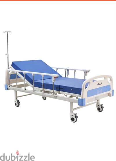 Adjustable Hospital Bed with Mattress – Excellent Condition