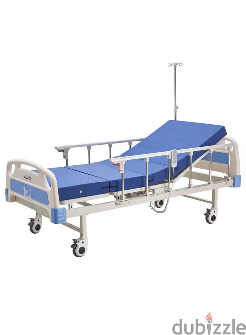 Adjustable Hospital Bed with Mattress – Excellent Condition 1