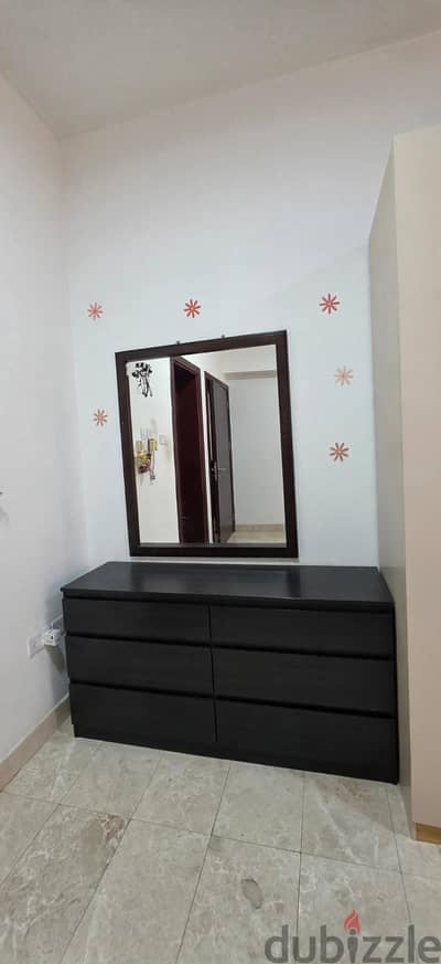 chest drawer with large mirror from ikea